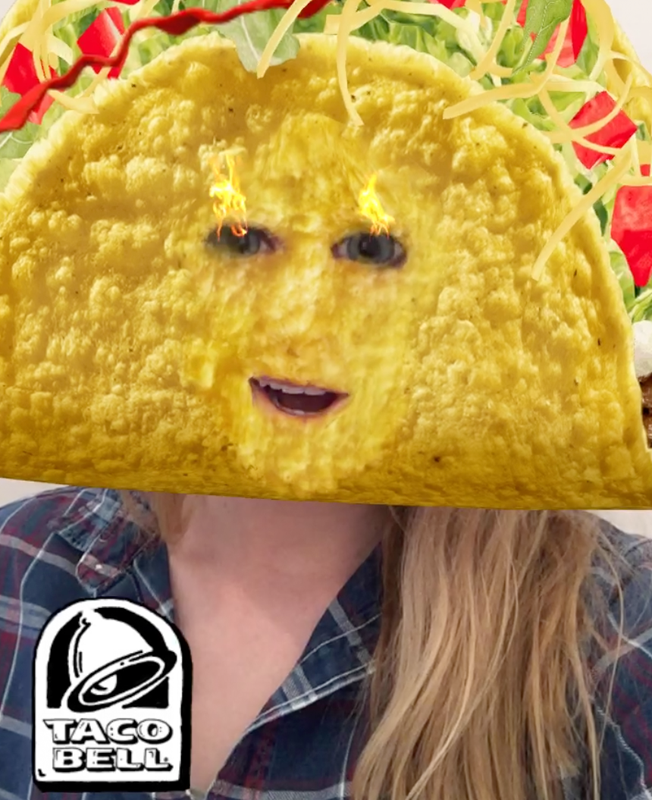 Taco Bell native advertising example